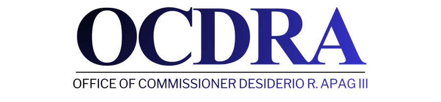 Office of Commissioner Desiderio R. Apag III